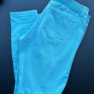 CAbi Blue Jeggings Modern Slim-Fit Stretch Denim
